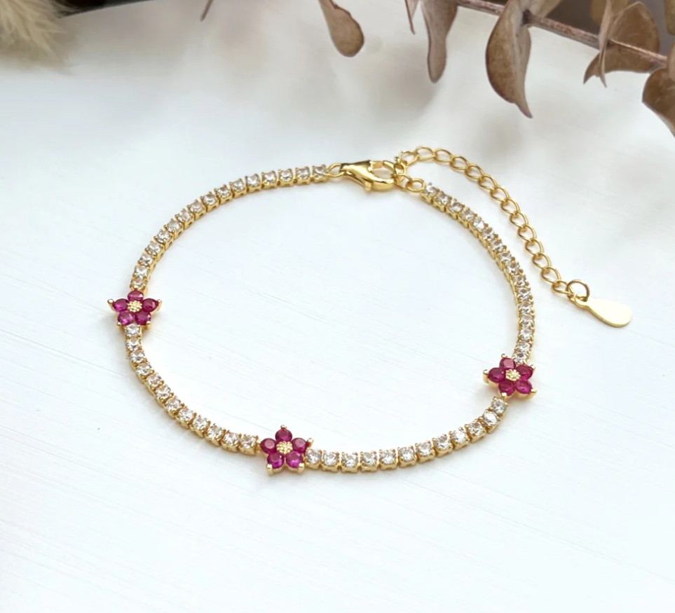 Flora Zircon Bracelet